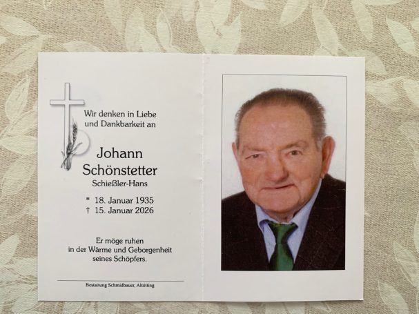 Johann Schönstetter 